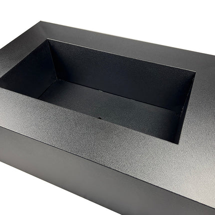 Rectangular Steel Fire Pit - Backyard Bonfire Beast