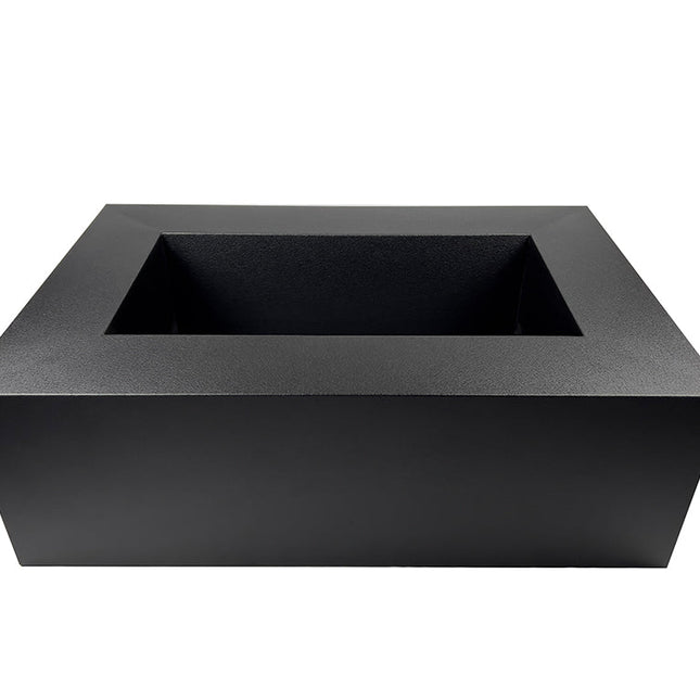 Rectangular Steel Fire Pit - Backyard Bonfire Beast