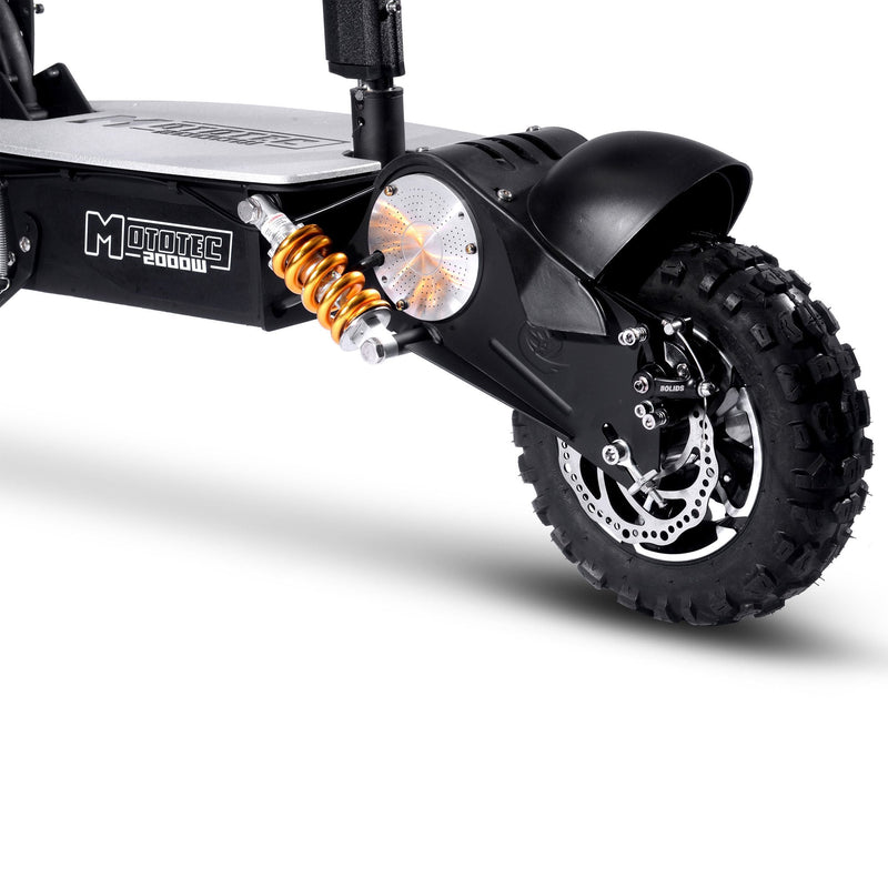 48V 2000W Foldable Electric Scooter with Detachable Seat - Stand or Sit, Either Way You'll Rip!
