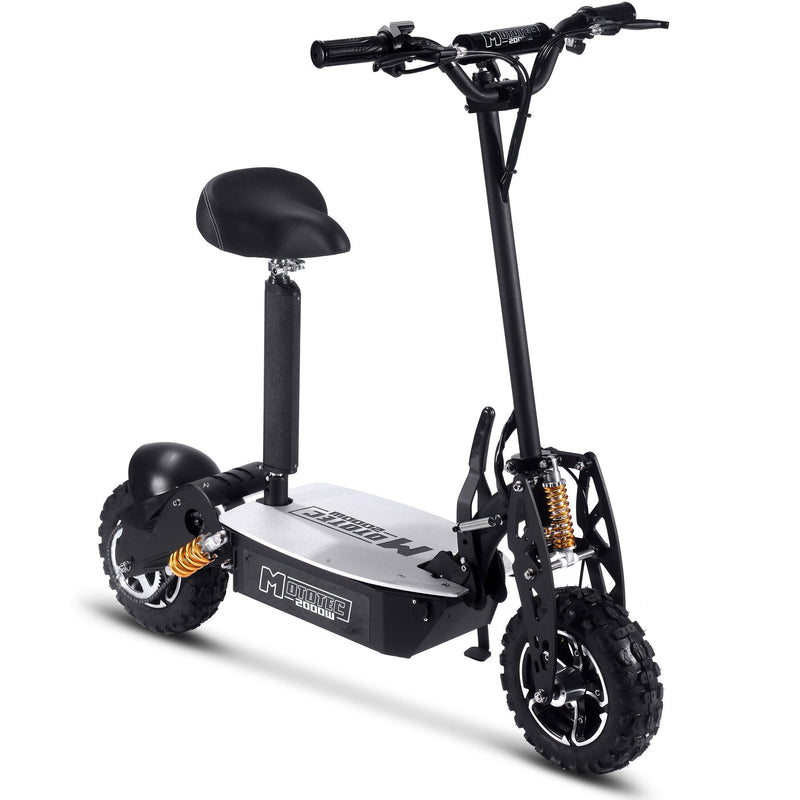 48V 2000W Foldable Electric Scooter with Detachable Seat - Stand or Sit, Either Way You'll Rip!