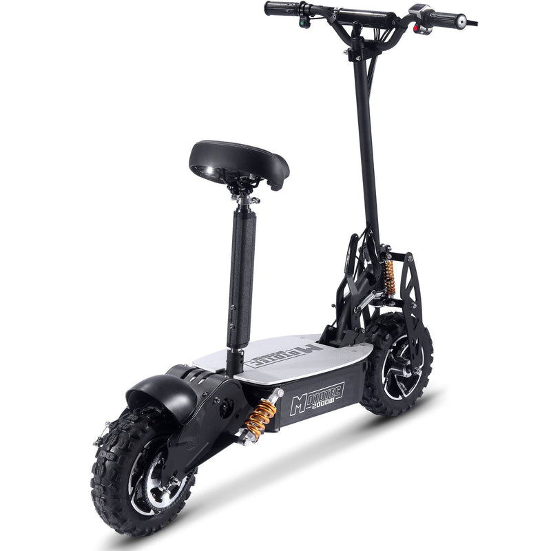 48V 2000W Foldable Electric Scooter with Detachable Seat - Stand or Sit, Either Way You'll Rip!