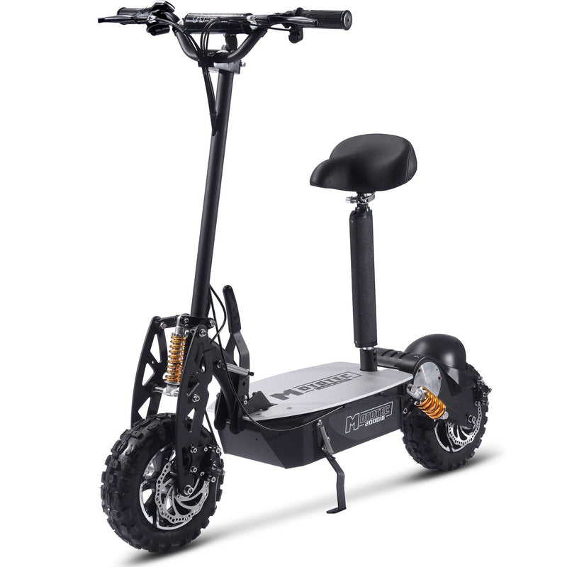 48V 2000W Foldable Electric Scooter with Detachable Seat - Stand or Sit, Either Way You'll Rip!