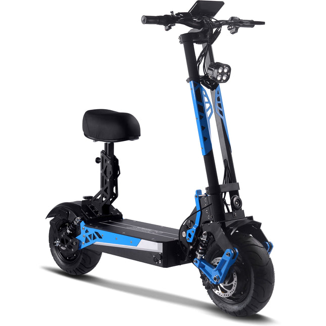 60V 4000W Foldable Electric Scooter Stand-Up Transporter with Detachable Seat - Beast Mode Activated