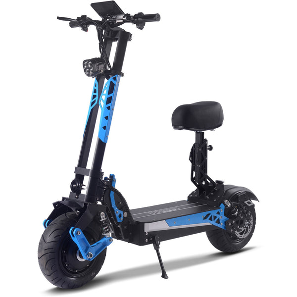 60V 4000W Foldable Electric Scooter Stand-Up Transporter with Detachable Seat - Beast Mode Activated