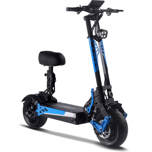 60V 4000W Foldable Electric Scooter Stand-Up Transporter with Detachable Seat - Beast Mode Activated