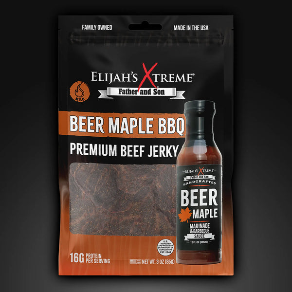 Beer Maple BBQ Beef Jerky - Phoenix Fire Art Store