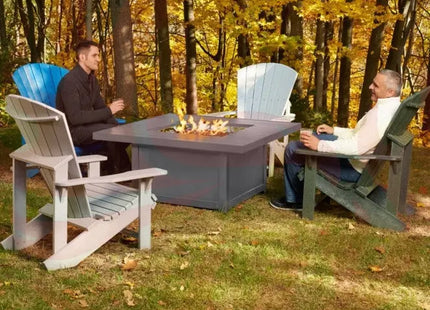 Patio Elegance Hamptons Square Patioflame Fire Table – Perfect Outdoor Heating Solution - Phoenix Fire Art Store