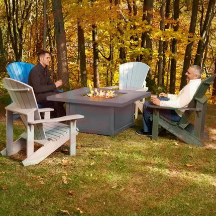Patio Elegance Hamptons Square Patioflame Fire Table – Perfect Outdoor Heating Solution - Phoenix Fire Art Store