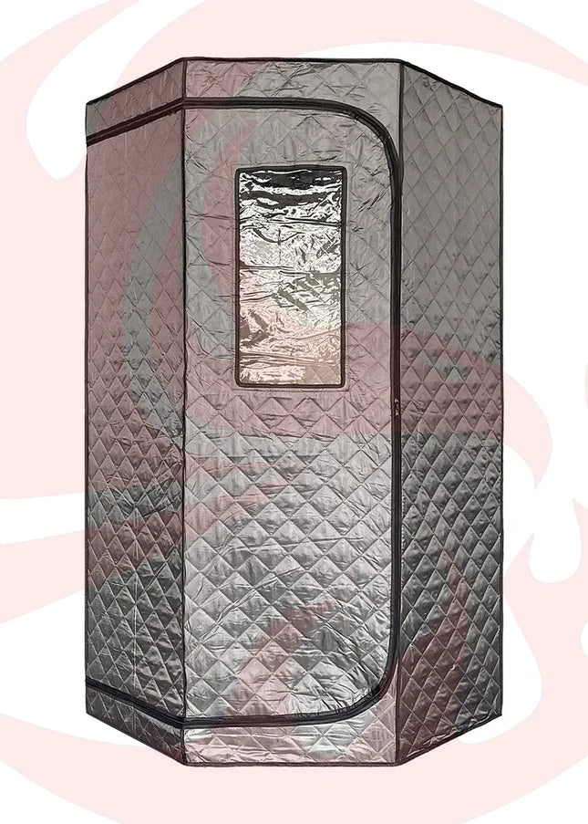 Blisspod Portable Personal Full Body 60 Min Rapid Steam Sauna | Pentagonal | Grey | Powerful 1600 Watts | 3.6L Stronger Steamer | 90X90X190cm zoppinh