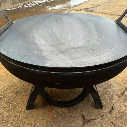 Flat Fire Pit Lid (Made in USA) - Phoenix Fire Art Store