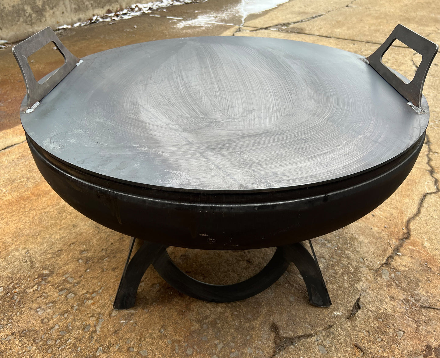 Flat Fire Pit Lid (Made in USA) - Phoenix Fire Art Store