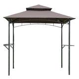 8-Ft x 5-Ft Steel Frame Grill Gazebo with Vent Top Canopy - Your Grill's Personal Bodyguard