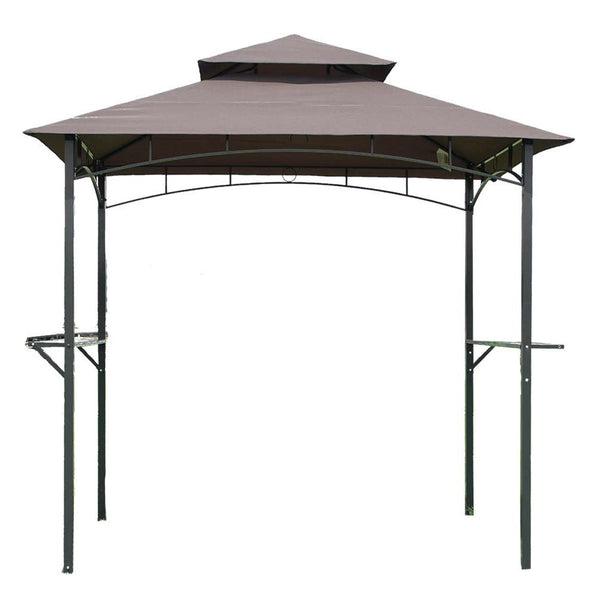 8-Ft x 5-Ft Steel Frame Grill Gazebo with Vent Top Canopy - Your Grill's Personal Bodyguard