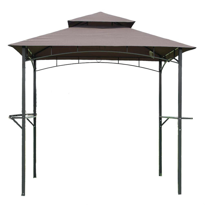 8-Ft x 5-Ft Steel Frame Grill Gazebo with Vent Top Canopy - Your Grill's Personal Bodyguard