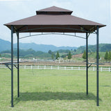 8-Ft x 5-Ft Steel Frame Grill Gazebo with Vent Top Canopy - Your Grill's Personal Bodyguard