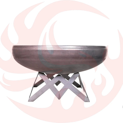 Liberty Fire Pit with Angled Base (Made in USA) - Phoenix Fire Art Store