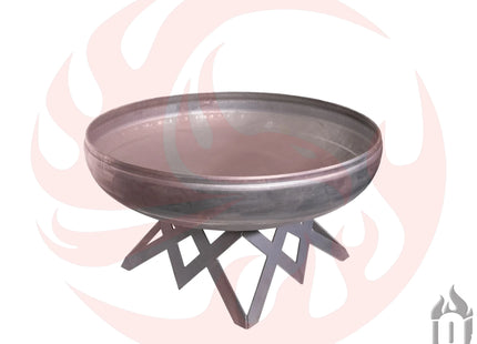 Liberty Fire Pit with Angled Base (Made in USA) - Phoenix Fire Art Store
