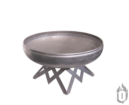 Liberty Fire Pit with Angled Base (Made in USA) - Phoenix Fire Art Store