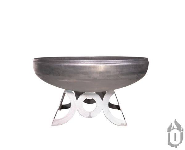 Liberty Fire Pit with Circular Base (Made in USA) - Phoenix Fire Art Store
