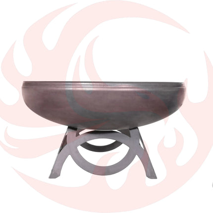 Liberty Fire Pit with Curved Base (Made in USA) - Phoenix Fire Art Store
