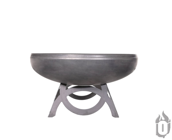 Liberty Fire Pit with Curved Base (Made in USA) - Phoenix Fire Art Store