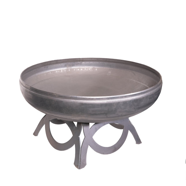 Liberty Fire Pit with Curved Base (Made in USA) - Phoenix Fire Art Store