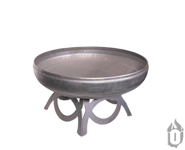 Liberty Fire Pit with Curved Base (Made in USA) - Phoenix Fire Art Store