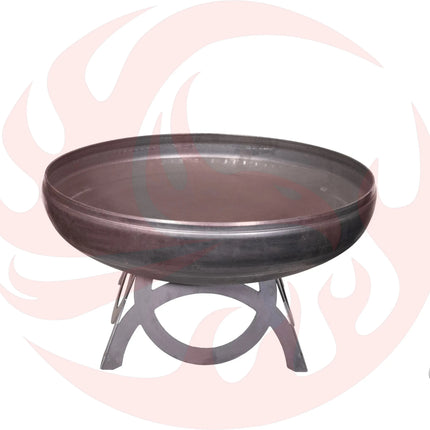 Liberty Fire Pit with Curved Base (Made in USA) - Phoenix Fire Art Store