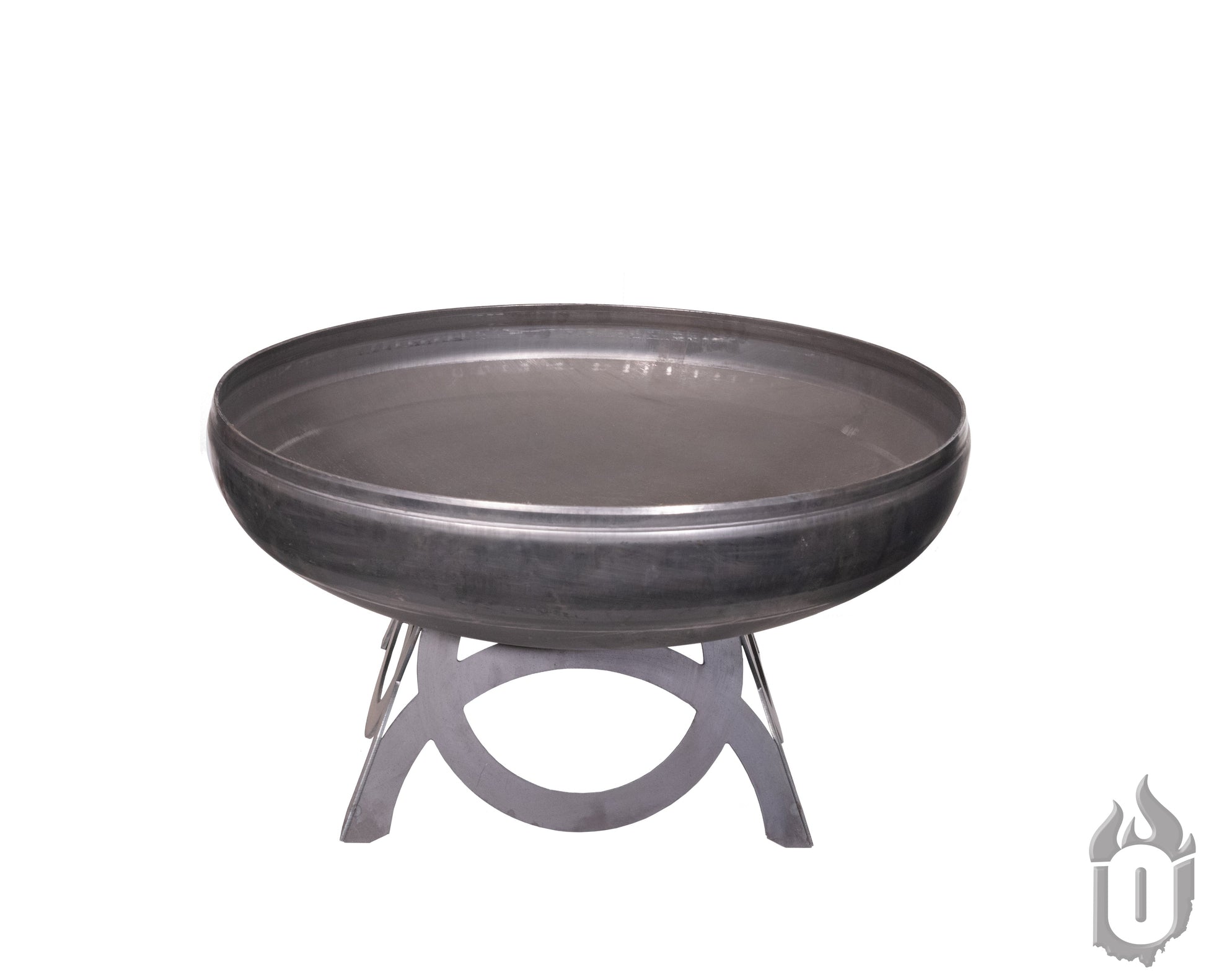 Liberty Fire Pit with Curved Base (Made in USA) - Phoenix Fire Art Store