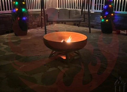 Liberty Fire Pit with Hollow Base (Made in USA) - Phoenix Fire Art Store