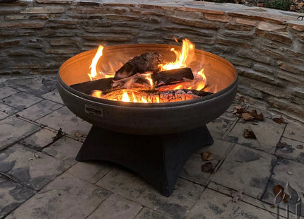 Liberty Fire Pit with Standard Base (Made in USA) - Phoenix Fire Art Store