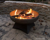 Liberty Fire Pit with Standard Base (Made in USA) - Phoenix Fire Art Store