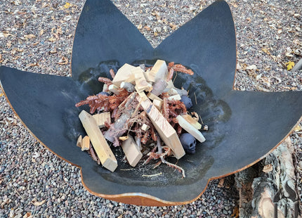 "Fire Flower" Fire Bowl (Made In USA) - Phoenix Fire Art Store