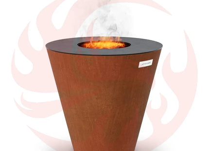 Arteflame ONE30 — 30″ One Series Flat-Top Charcoal Grill & Fire Bowl (Single-Piece CORTEN Steel) - Phoenix Fire Art Store