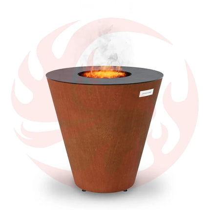 Arteflame ONE30 — 30″ One Series Flat-Top Charcoal Grill & Fire Bowl (Single-Piece CORTEN Steel) - Phoenix Fire Art Store