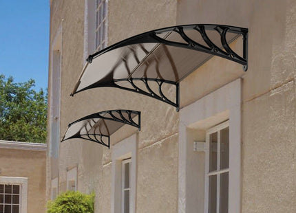 Outdoor Front Door Patio Overhang Awning for Sunlight Rain Snow Wind Protection DirectDeals