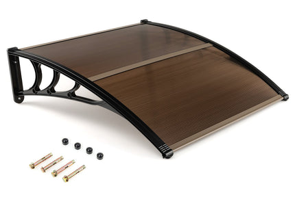 Outdoor Front Door Patio Overhang Awning for Sunlight Rain Snow Wind Protection DirectDeals