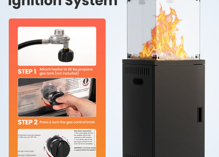 Pyra Base Patio Heater 41,000 BTU Pamapic