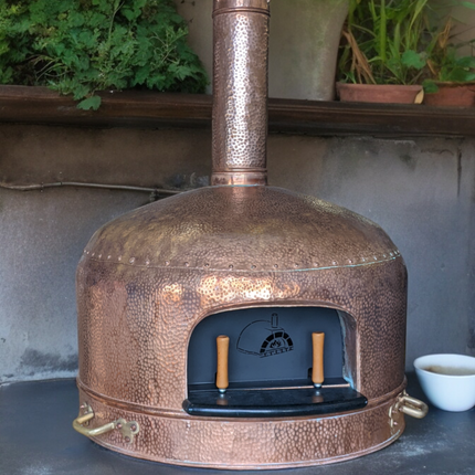 Traditional Wood Fired Brick Pizza Oven - Copperstone ProForno