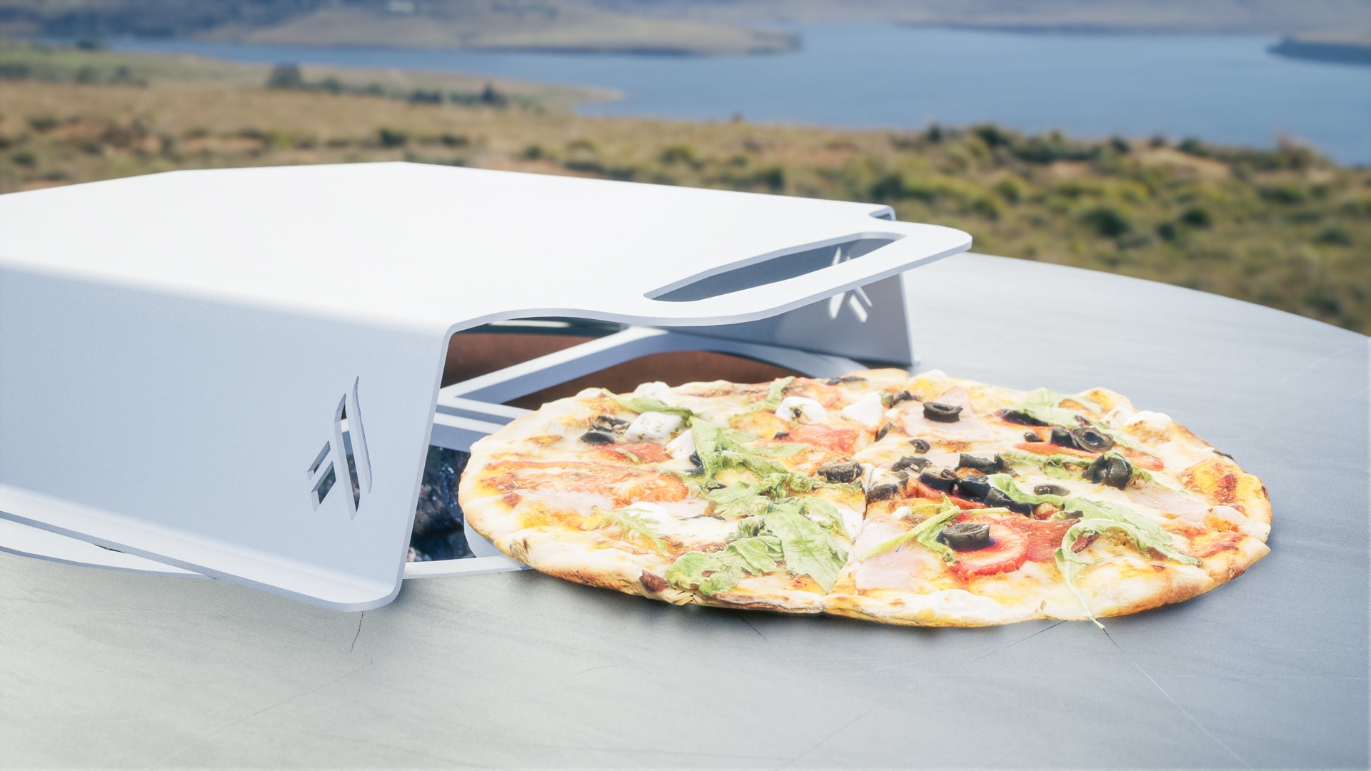 Pizza Oven With Pizza Grate For 40" Grills - Perfect Pizzas Every Time - Phoenix Fire Art Store