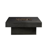 Platz - Square Concrete Fire Pit Table - Phoenix Fire Art Store
