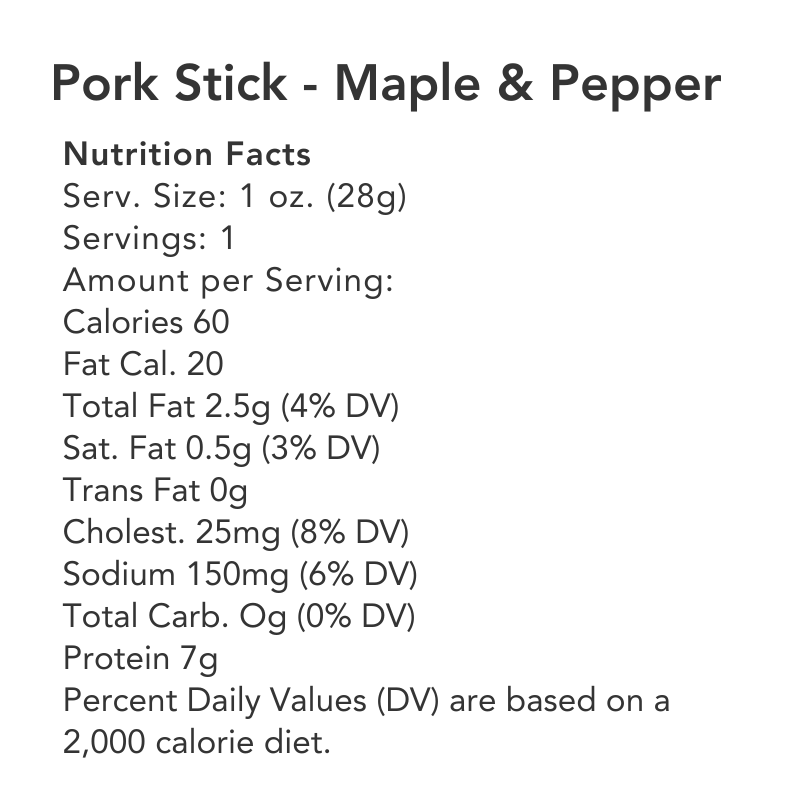 Craft Pork Snack Stick Collection (60 Sticks Total)