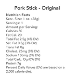 Craft Pork Snack Stick Collection (60 Sticks Total)