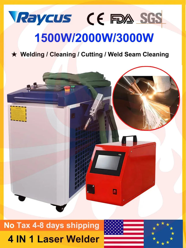 Raycus 2000W 4-in-1 Fiber Laser Welding Machine - Portable Handheld Laser Welder, Cleaner & Cutter for Metal - Phoenix Fire Art Store