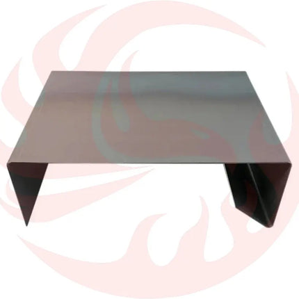 Rectangular Metal Coffee Table with storage Heavy Duty Raw Steel - Phoenix Fire Art Store