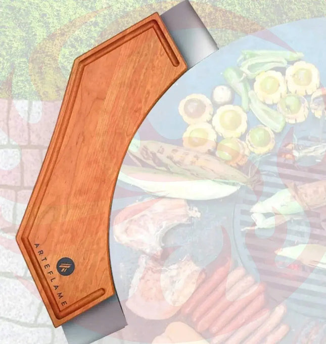 Arteflame Cherry Wood Cutting Block - Perfect Fit for Grills - Phoenix Fire Art Store