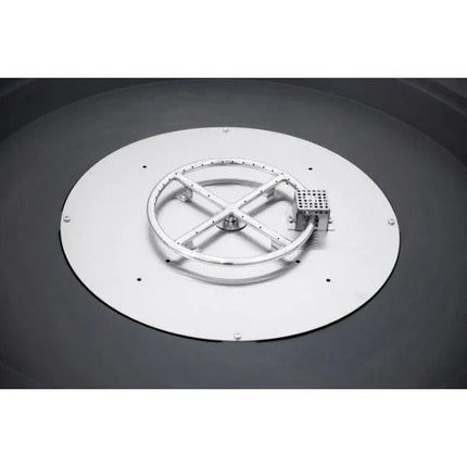 Elementi Plus Rose Bowl 48" Round Concrete Fire Bowl OFG420