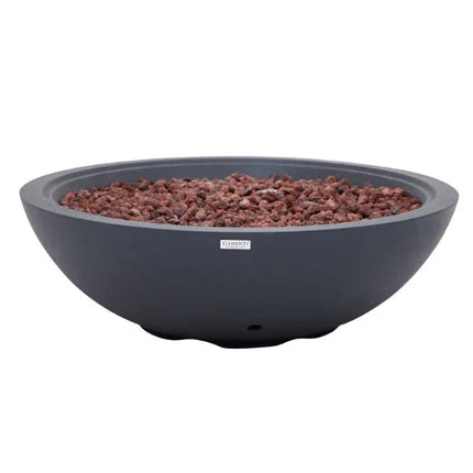 Elementi Plus Rose Bowl 48" Round Concrete Fire Bowl OFG420
