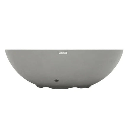Elementi Plus Rose Bowl 48" Round Concrete Fire Bowl OFG420