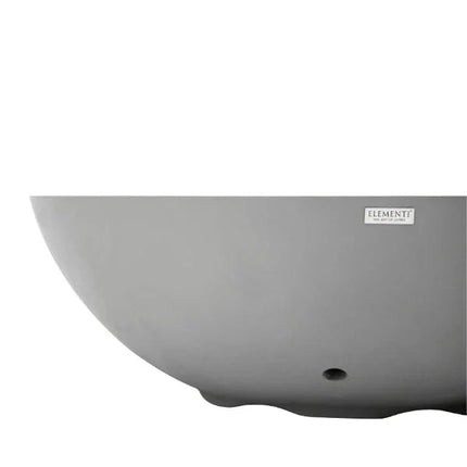 Elementi Plus Rose Bowl 48" Round Concrete Fire Bowl OFG420